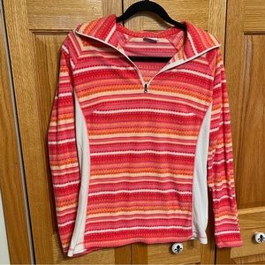 Columbia 1/4 zip fleece top. Size medium. Lightweight for great layering!